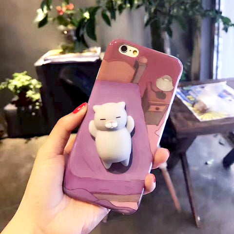 3D Squishy Cat Phone Case